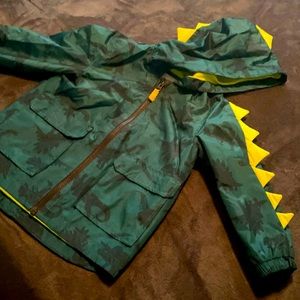 Size 3t and size 6 Carter’s Rain Coats - Dinosaur